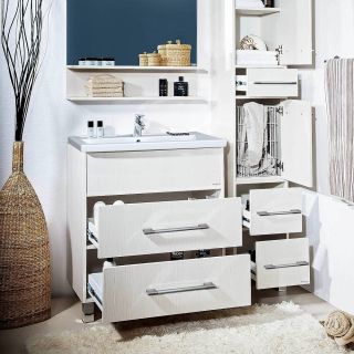 Тумба под раковину Бриклаер Чили 4627125415005 70 см светлая лиственница